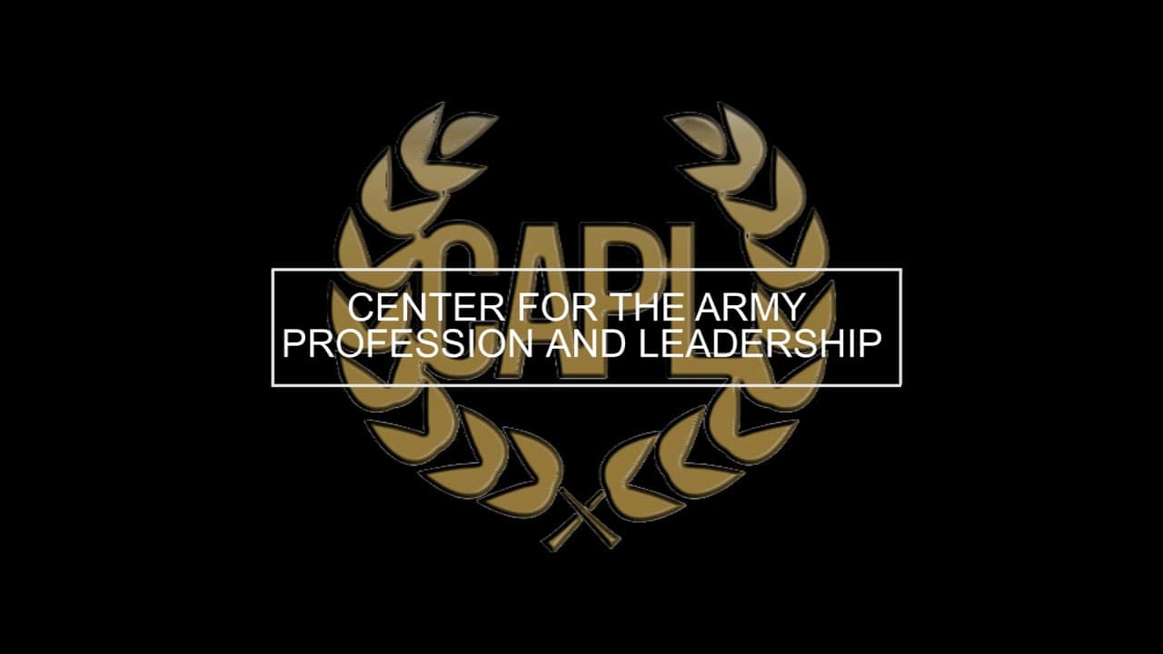 Center For The Army Profession And Leadership Ako Offline
