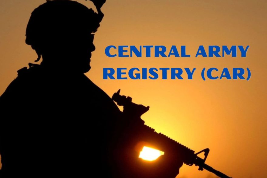 Central Army Registry 